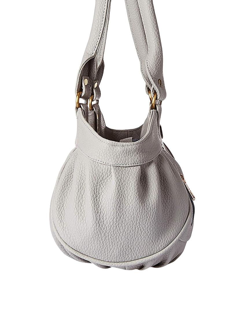 grey leatherette (pu) regular handbag - 16963169 - Zoom Image - 4