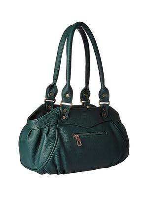 green leatherette (pu) regular handbag - 16963170 - Standard Image - 4