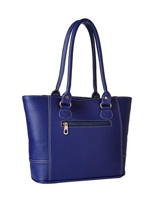 blue leatherette (pu) regular handbag - 16963172 - Standard Image - 2