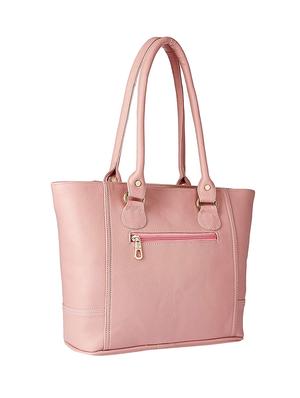 pink leatherette (pu) regular handbag - 16963173 - Standard Image - 2