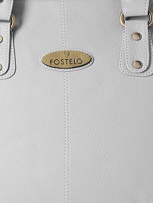 grey leatherette (pu) regular handbag - 16963175 - Standard Image - 5
