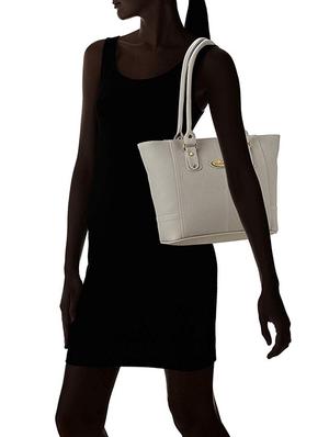 grey leatherette (pu) regular handbag - 16963175 - Standard Image - 6