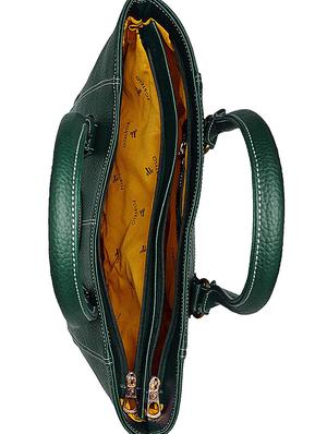 green leatherette (pu) regular handbag - 16963176 - Standard Image - 3