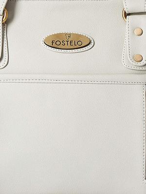 grey leatherette (pu) regular handbag - 16963181 - Standard Image - 5
