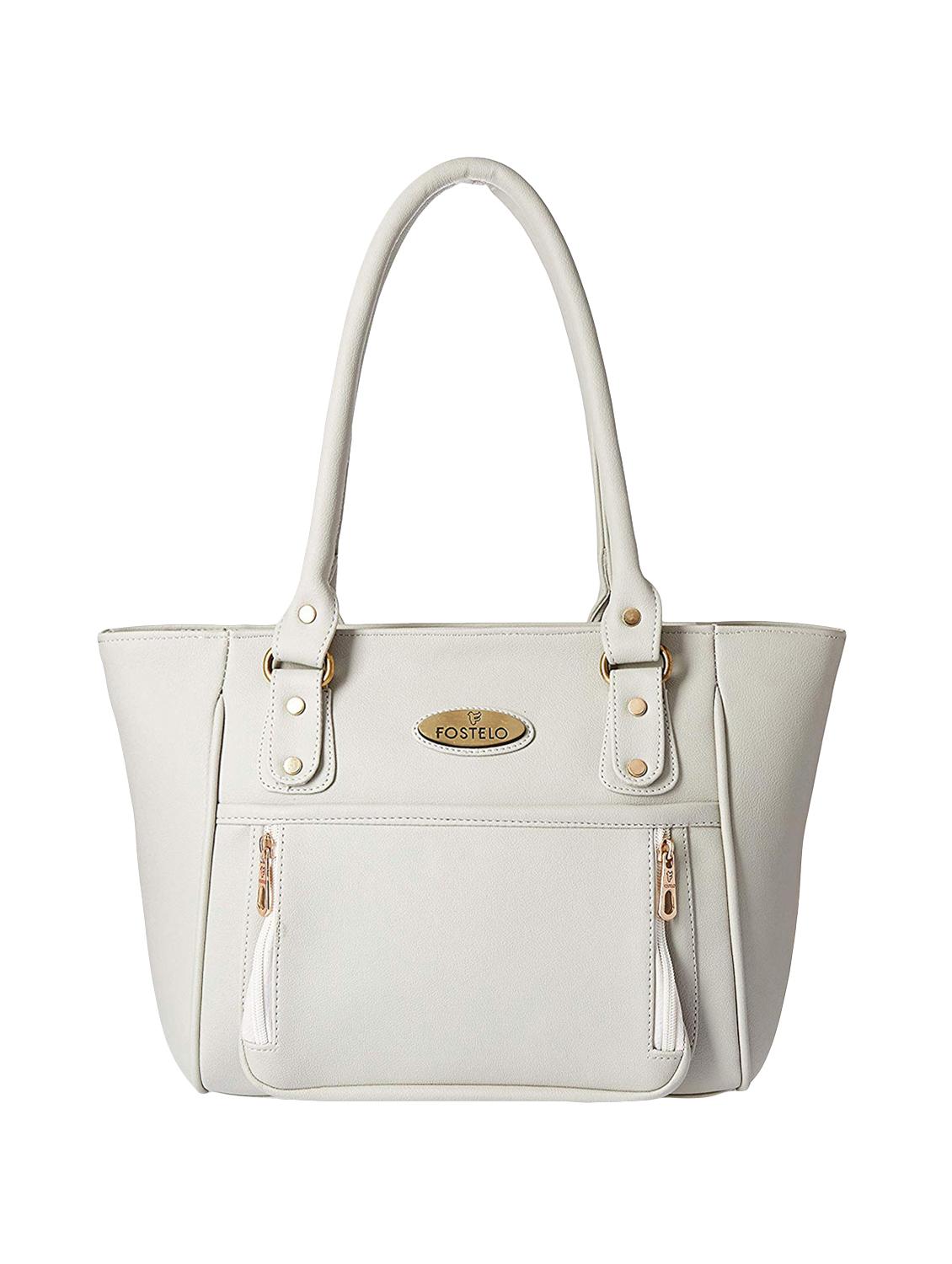 grey leatherette (pu) regular handbag - 16963181 - Zoom Image - 1