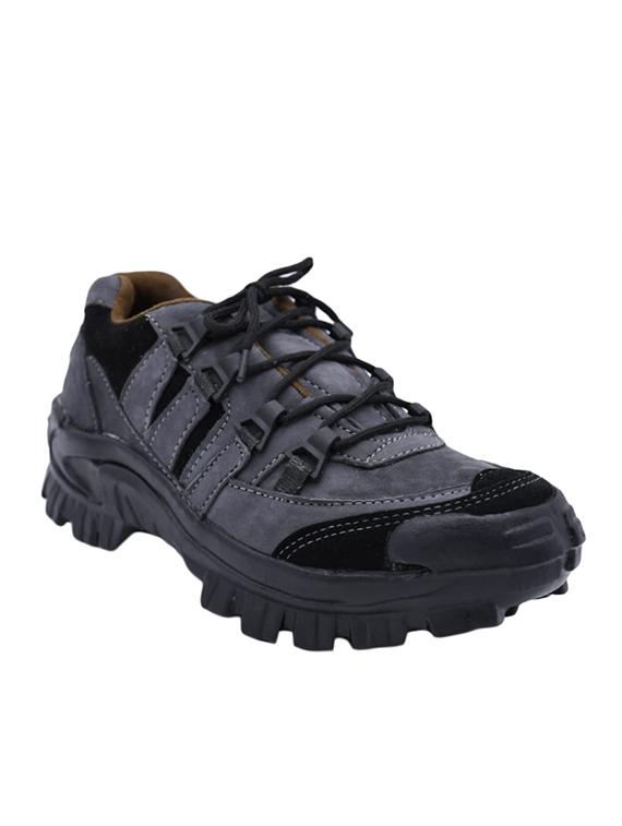 grey lace up sport shoes - 16963195 - Zoom Image - 1