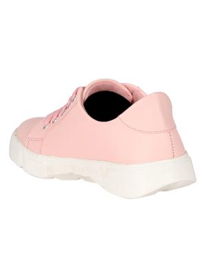 pink lace up sneakers - 16963226 - Standard Image - 3