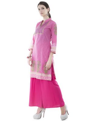 floral straight kurta - 16963230 - Standard Image - 2