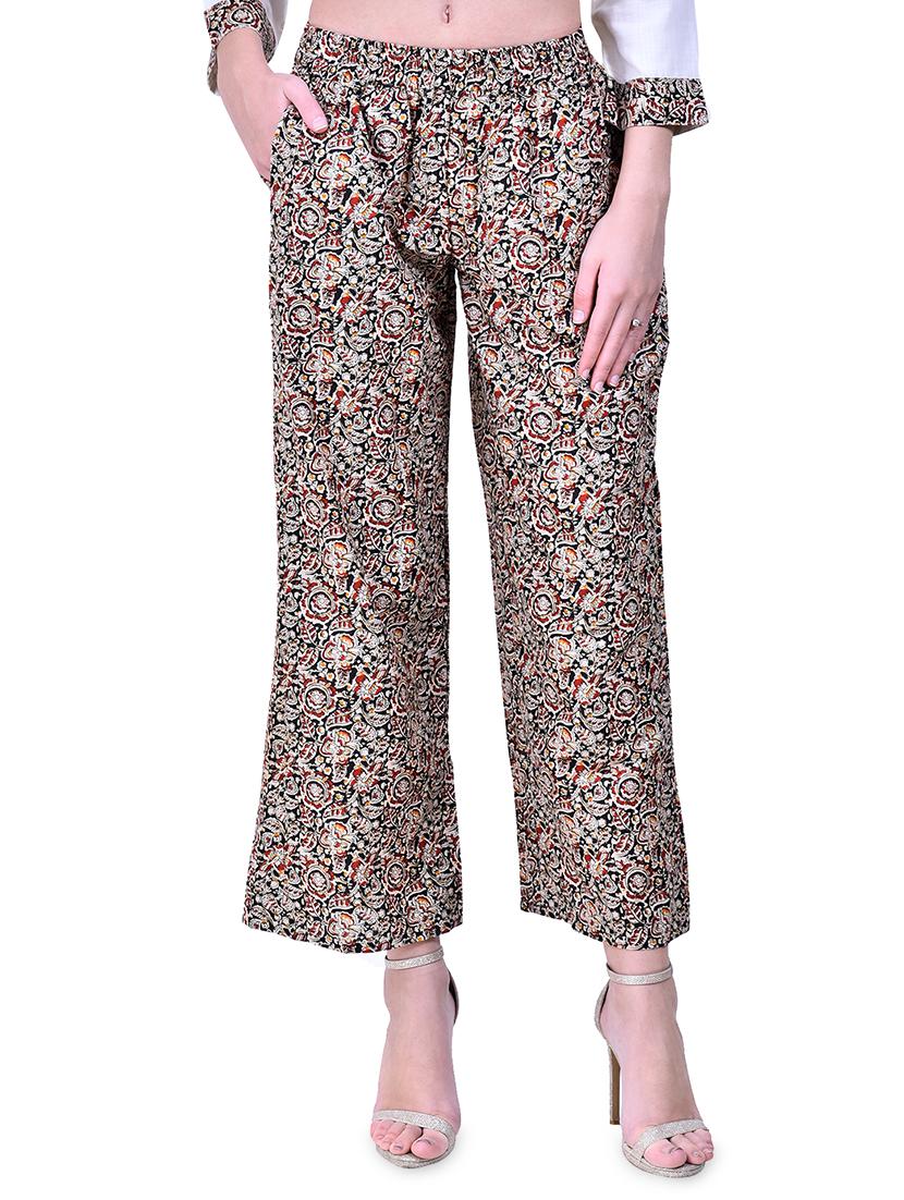solid kurta palazzo set - 16963516 - Zoom Image - 4
