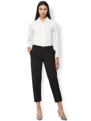 high rise flat front trouser - 16963629 - Standard Image - 3