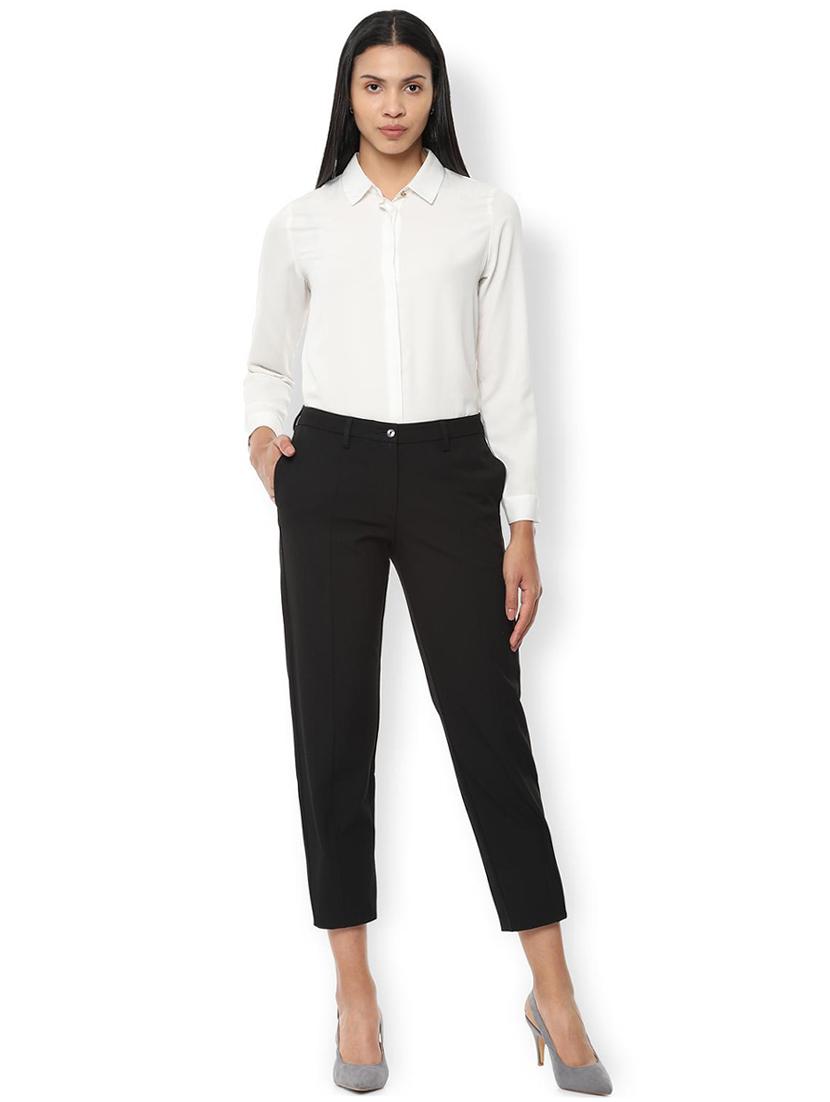 high rise flat front trouser - 16963629 - Zoom Image - 3