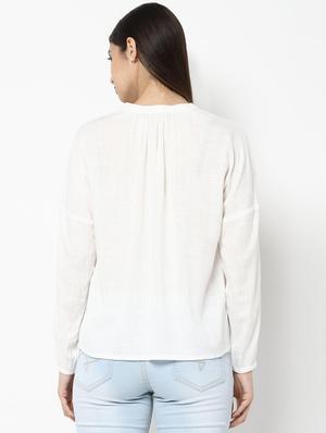 tie up neck solid top - 16963686 - Standard Image - 2
