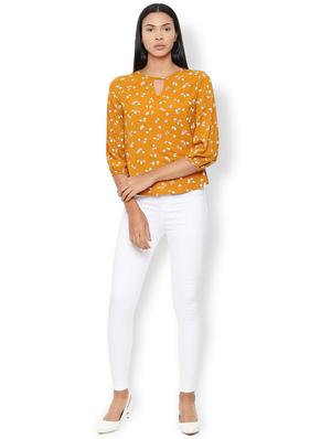 round neck floral top - 16963692 - Standard Image - 3