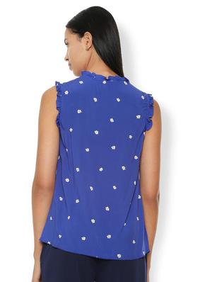 tie up neck floral top - 16963700 - Standard Image - 2