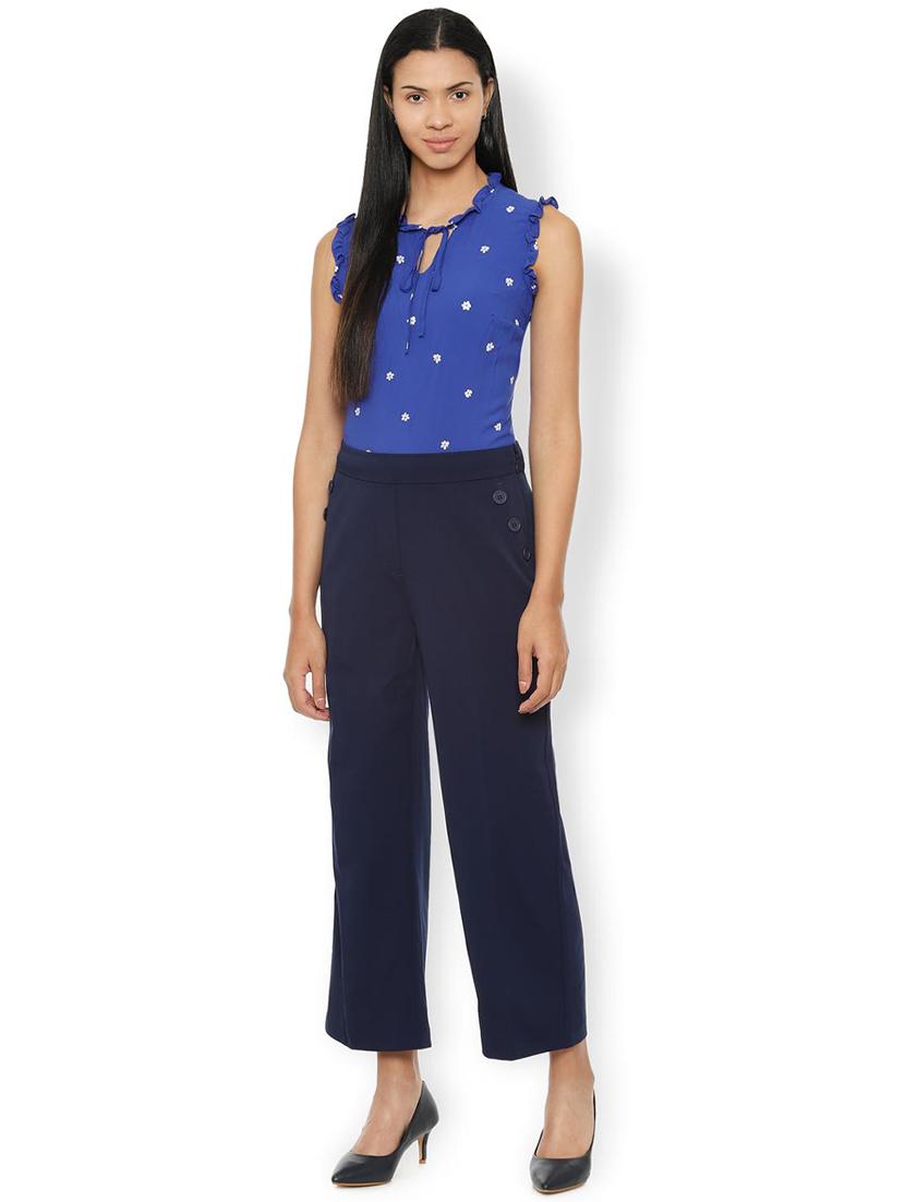 tie up neck floral top - 16963700 - Zoom Image - 3