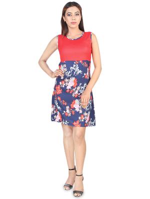 round neck floral a-line dress - 16963736 - Standard Image - 4