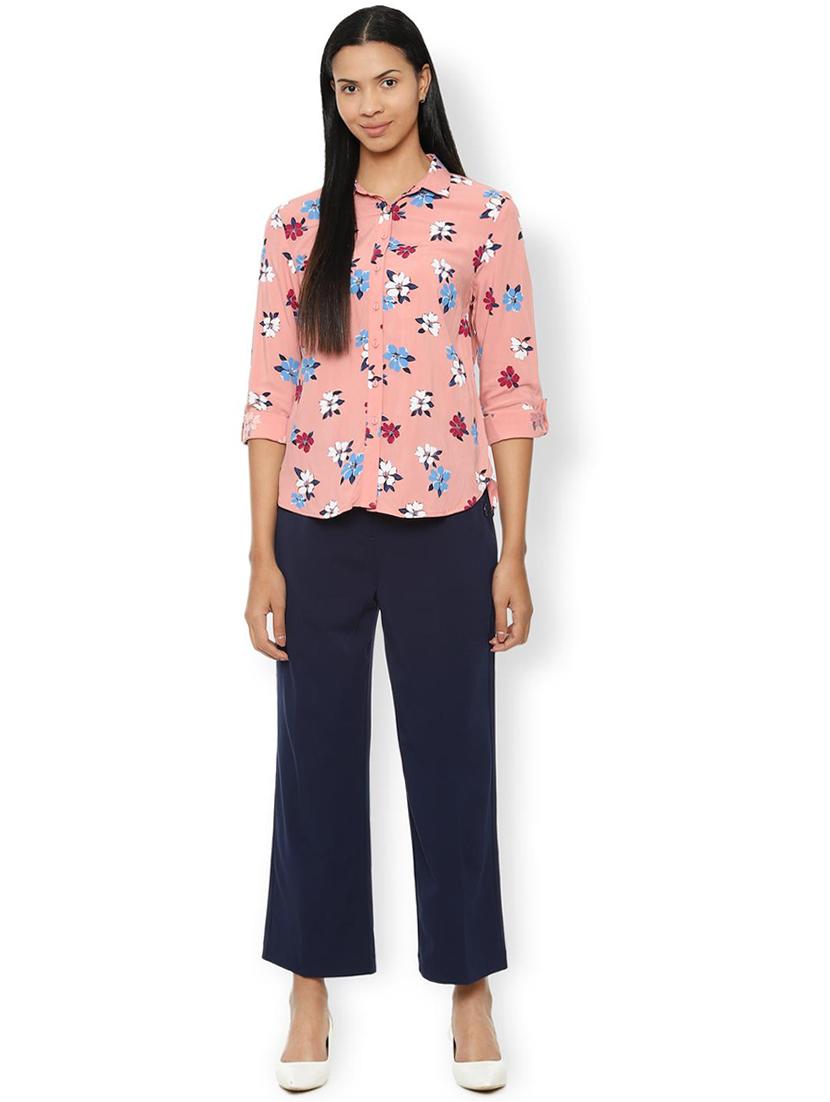 curved hem floral shirt - 16963740 - Zoom Image - 3