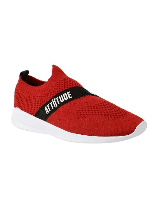 red slip on sport shoes - 16963941 - Very Small Image - 1