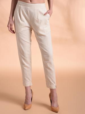 high rise pleated trousers - 16964000 - Standard Image - 2