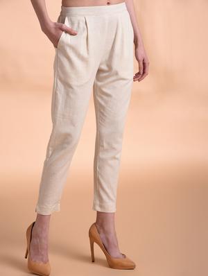 high rise pleated trousers - 16964000 - Standard Image - 3