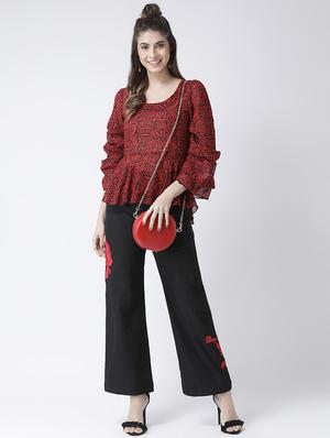 high rise wide leg trouser - 16964204 - Standard Image - 4