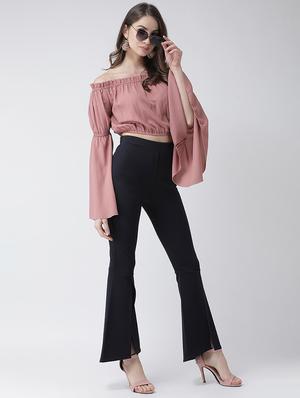 high rise wide leg trouser - 16964206 - Standard Image - 4