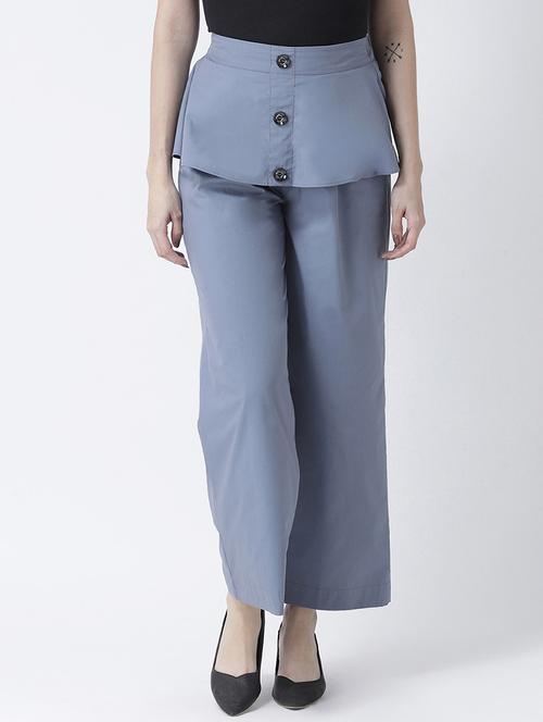 high rise wide leg trouser - 16964209 - Standard Image - 1