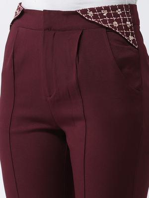 high rise pleated trouser - 16964212 - Standard Image - 5