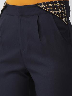 high rise pleated trouser - 16964213 - Standard Image - 5