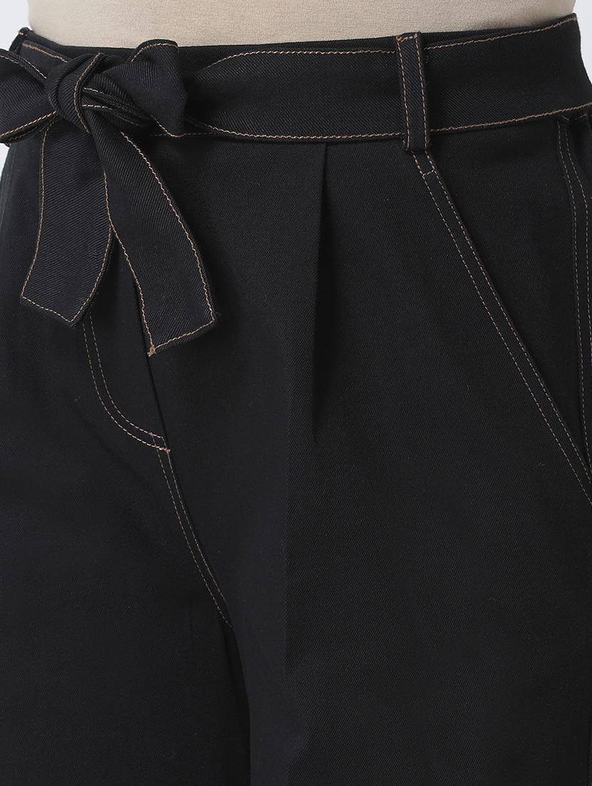 tie up waist wide leg trouser - 16964216 - Zoom Image - 5