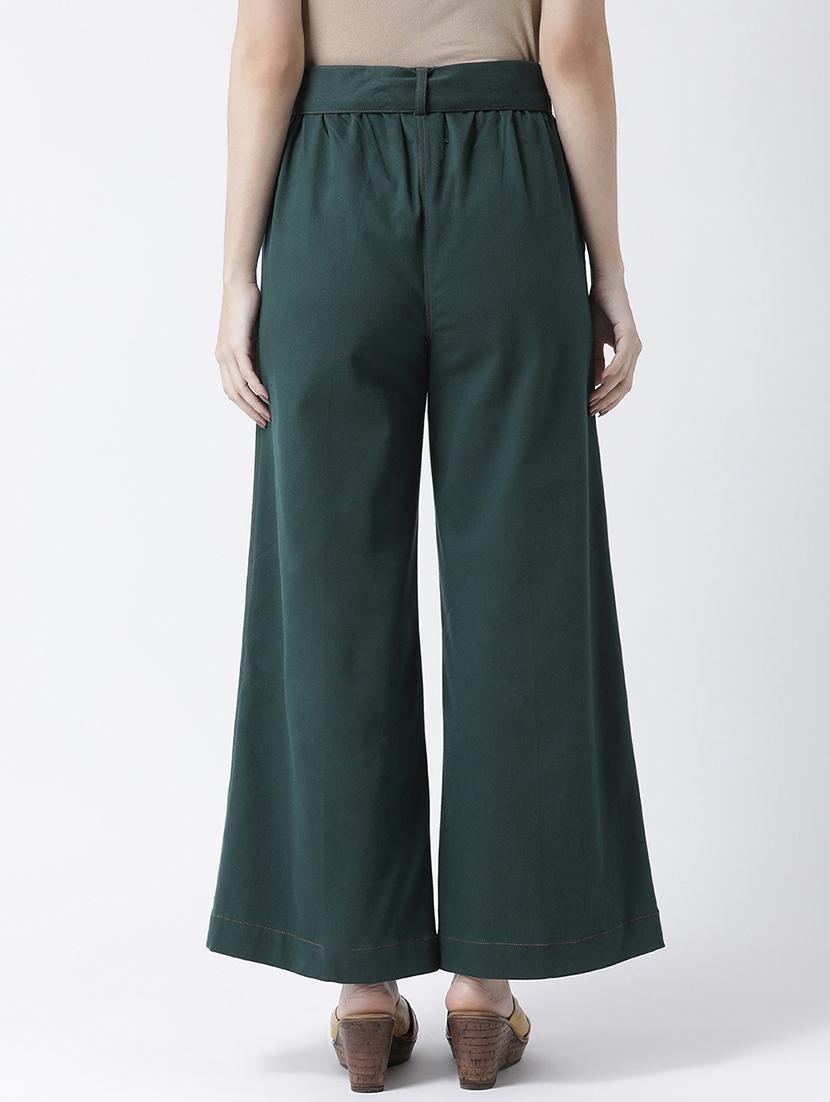 tie up waist wide leg trouser - 16964217 - Zoom Image - 3