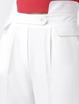 high rise pleated trouser - 16964218 - Standard Image - 5