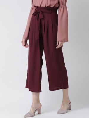 high rise pleated trouser - 16964221 - Standard Image - 2