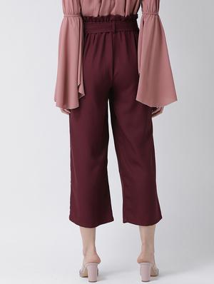 high rise pleated trouser - 16964221 - Standard Image - 3