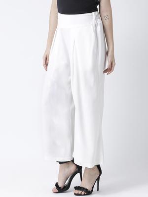high rise wide leg trouser - 16964222 - Standard Image - 2