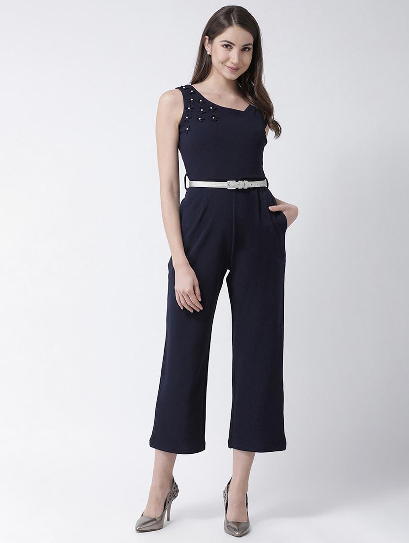 embellished detail belted jumpsuit - 16964226 - Zoom Image - 1