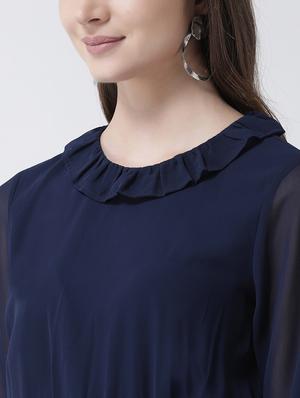 frill detail full leg jumpsuit - 16964230 - Standard Image - 5