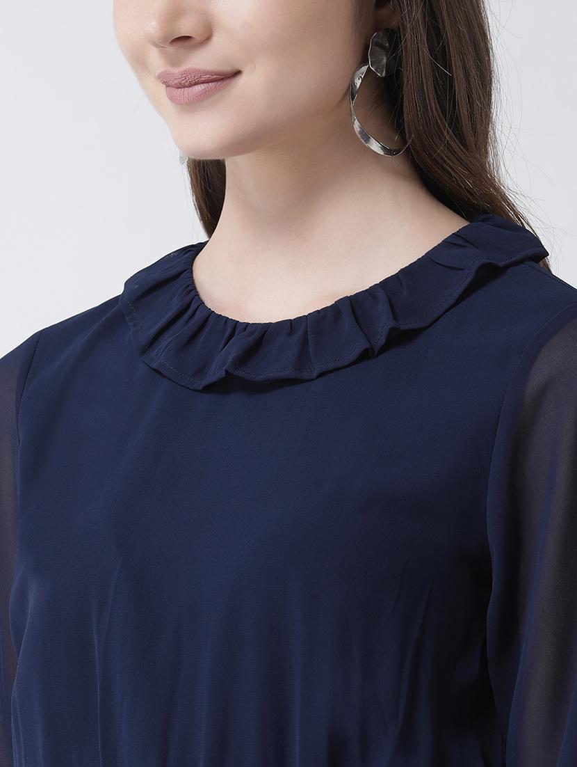 frill detail full leg jumpsuit - 16964230 - Zoom Image - 5