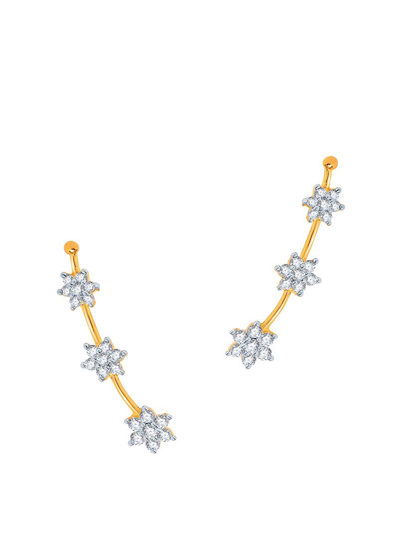 gold brass earcuff earring - 16964274 - Zoom Image - 1