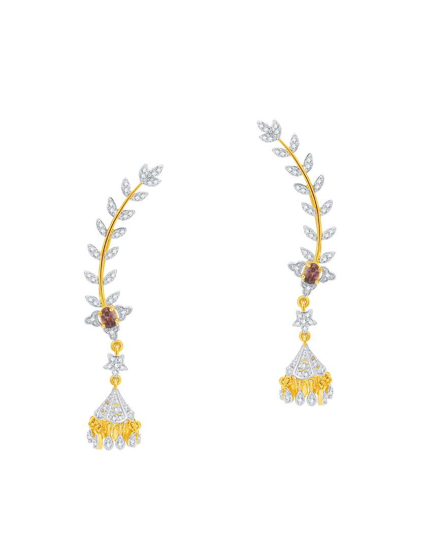 gold brass earcuff earring - 16964304 - Zoom Image - 1