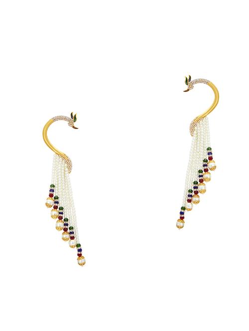 multi colored brass earcuff earring - 16964307 - Very Small Image - 1