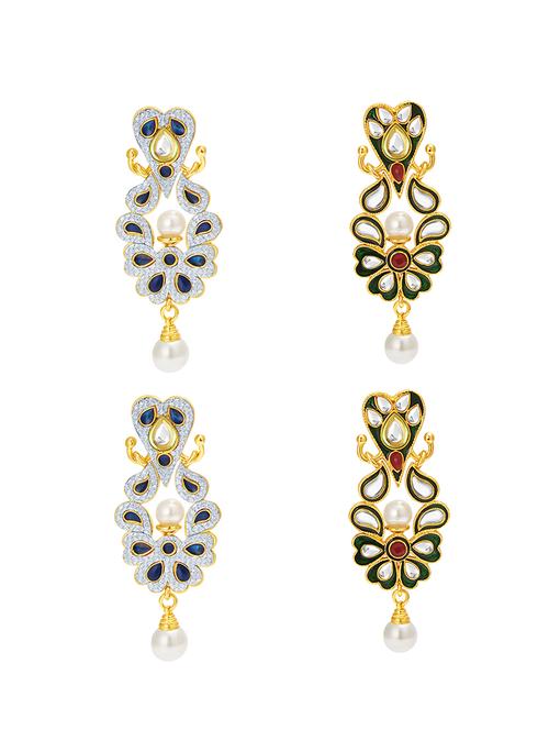 multi colored brass earcuff earring - 16964313 - Standard Image - 1