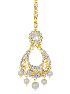 gold brass drop earring - 16964378 - Standard Image - 3