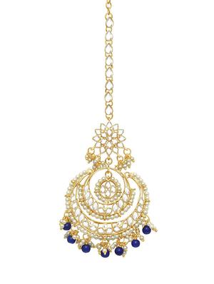 white brass chandballi earring - 16964506 - Standard Image - 3