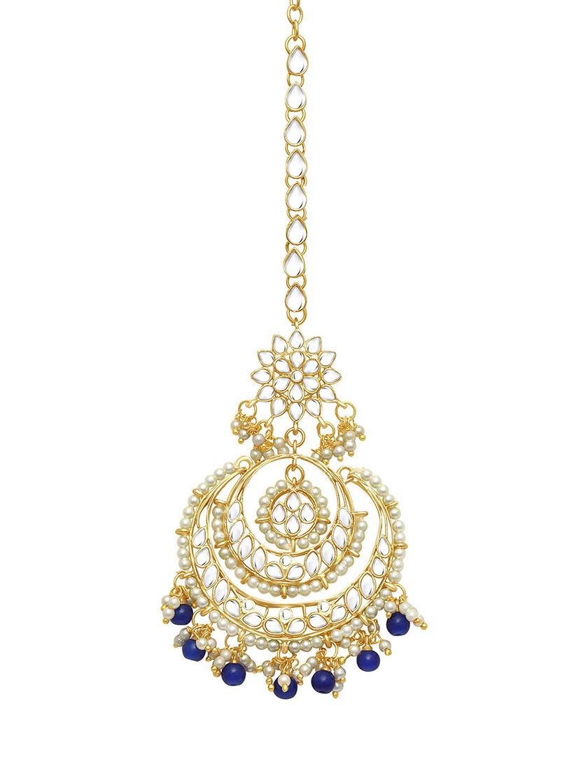 white brass chandballi earring - 16964506 - Zoom Image - 3