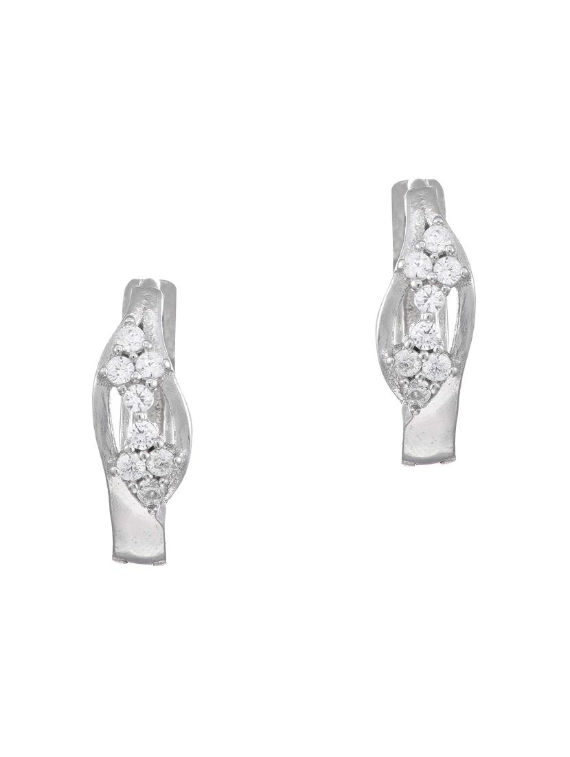 silver brass studs earring - 16964841 - Zoom Image - 1