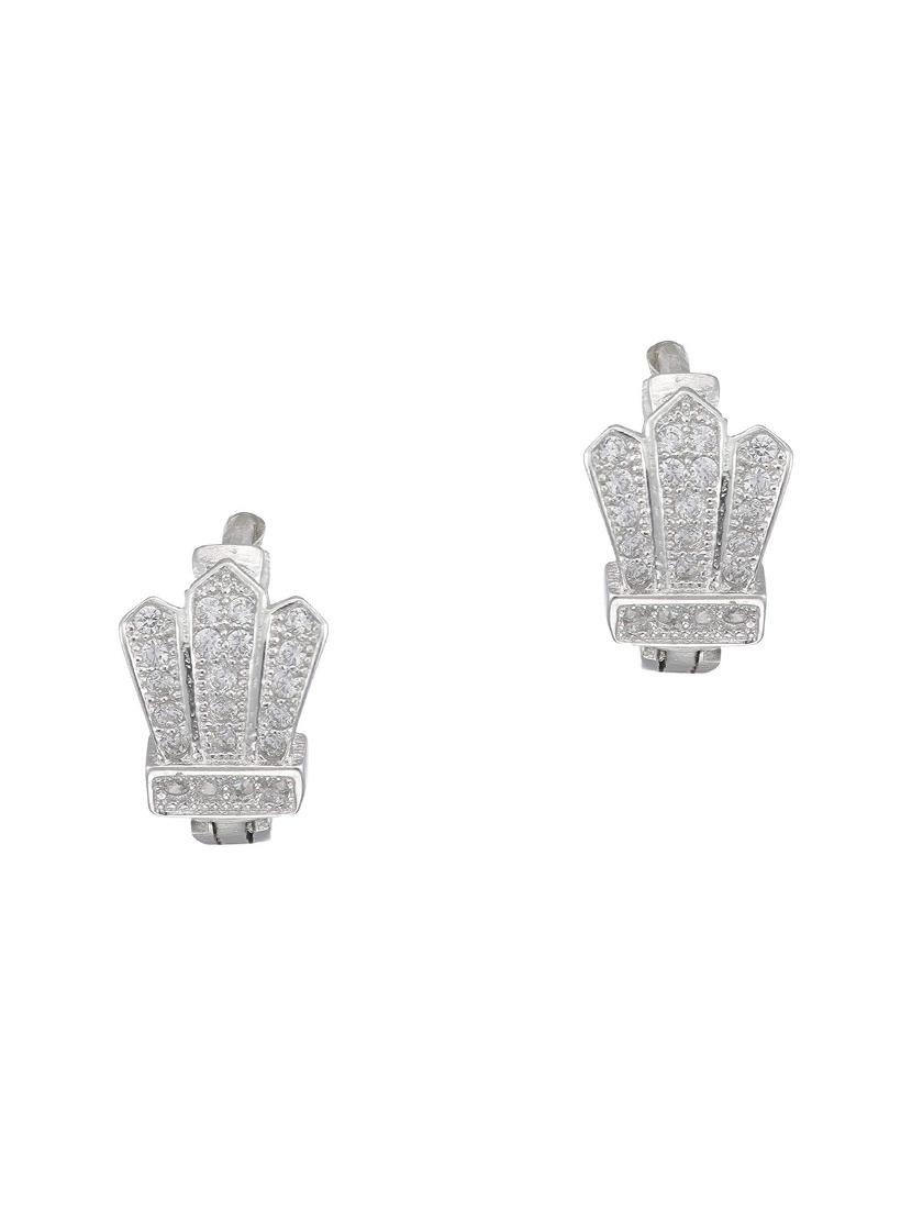 silver brass studs earring - 16964844 - Zoom Image - 1