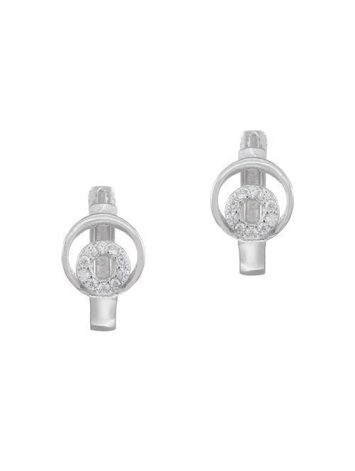 silver brass studs earring - 16964849 - Standard Image - 1