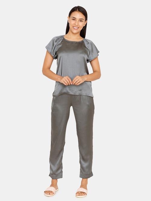 round neck tee with pajama set - 16965229 - Standard Image - 1