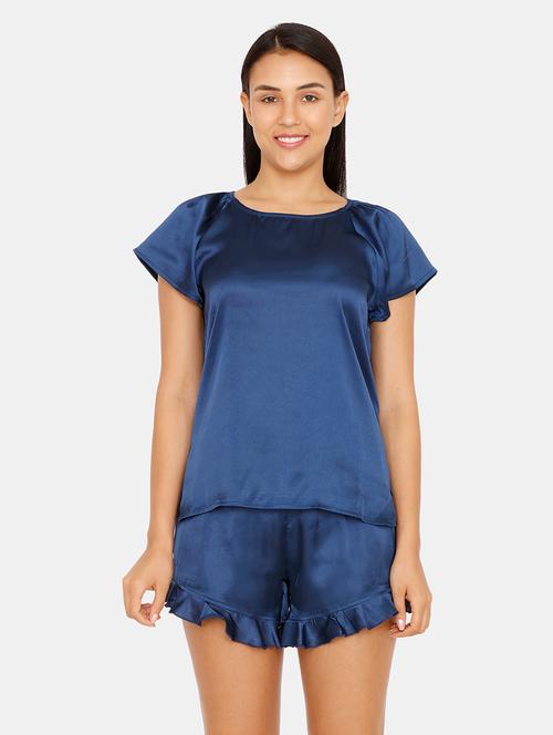 round neck top with shorts - 16965230 - Standard Image - 1